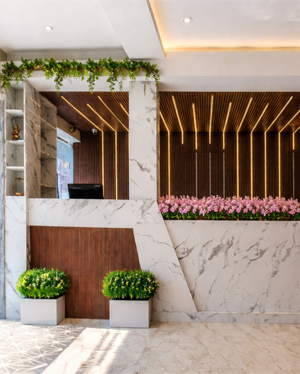 Reception Area of Our Hotel